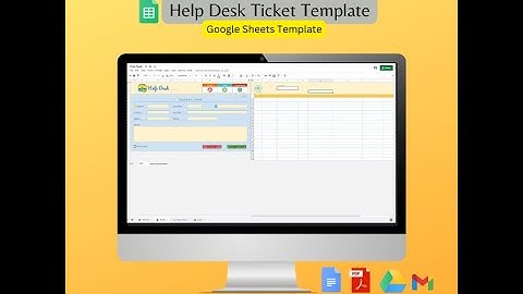 Google Sheets Template - Help Desk Ticket Tracker