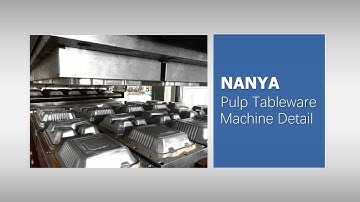 Pulp molded tableware machine detail