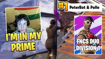 PeterBot CARRIES Pollo to 1ST Place in FNCS Division Cup