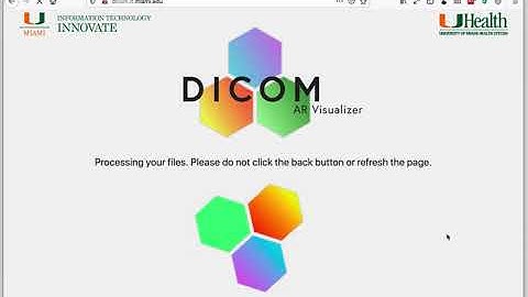 DICOM AR Visualizer -- Walkthrough Part 1: Web App