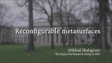 Reconfigurable metasurfaces