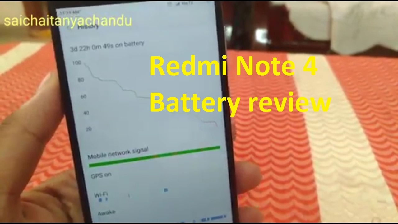 Redmi Note 4 Battery backup review with 4days usage