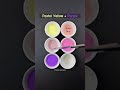 Blending dreams into reality , Six vibrant colors 😍 ..#colormixing #artvideo #foryou #miniartzone