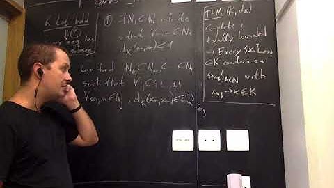 Complete + totally bounded implies subsequential compactness