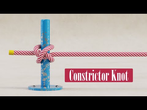 The Constrictor Knot: The King of Binding Knots