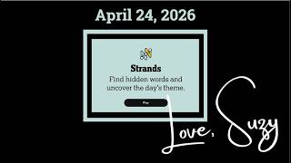 Strands Theme of the Day for April 24, 2026: Hullabaloo screenshot 4