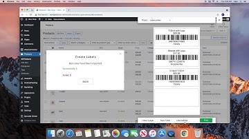 Print Product Labels with Barcode/QRCode on Wordpress & WooCommerce