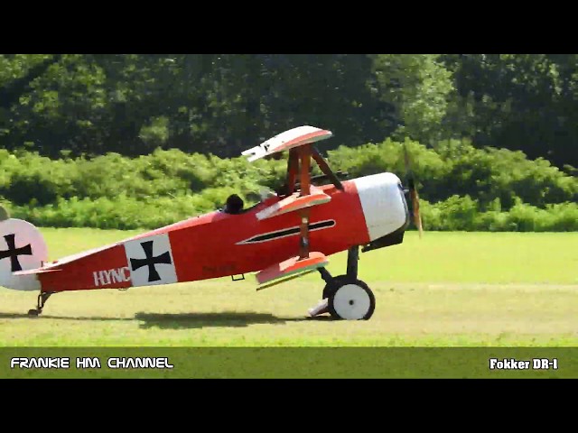 Fokker DR I: Dreidecker-Jagdflugzeug von 1917 des Roten Baron