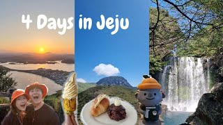 Jeju Vlog  | Climbing Hallasan, Waterfalls and Sunset Views | Jeju Cafes and Corn Ice Cream