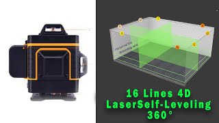 16 Lines 4D Laser Level Self Leveling 360°