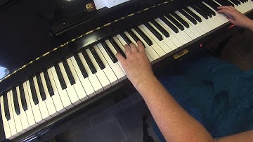 A major scale |  2 octaves on piano  |  contrary motion