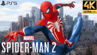 Marvel's Spider-Man 2 PS5 - Advanced Suit 2.0 Free Roam Gameplay (4K 60FPS)