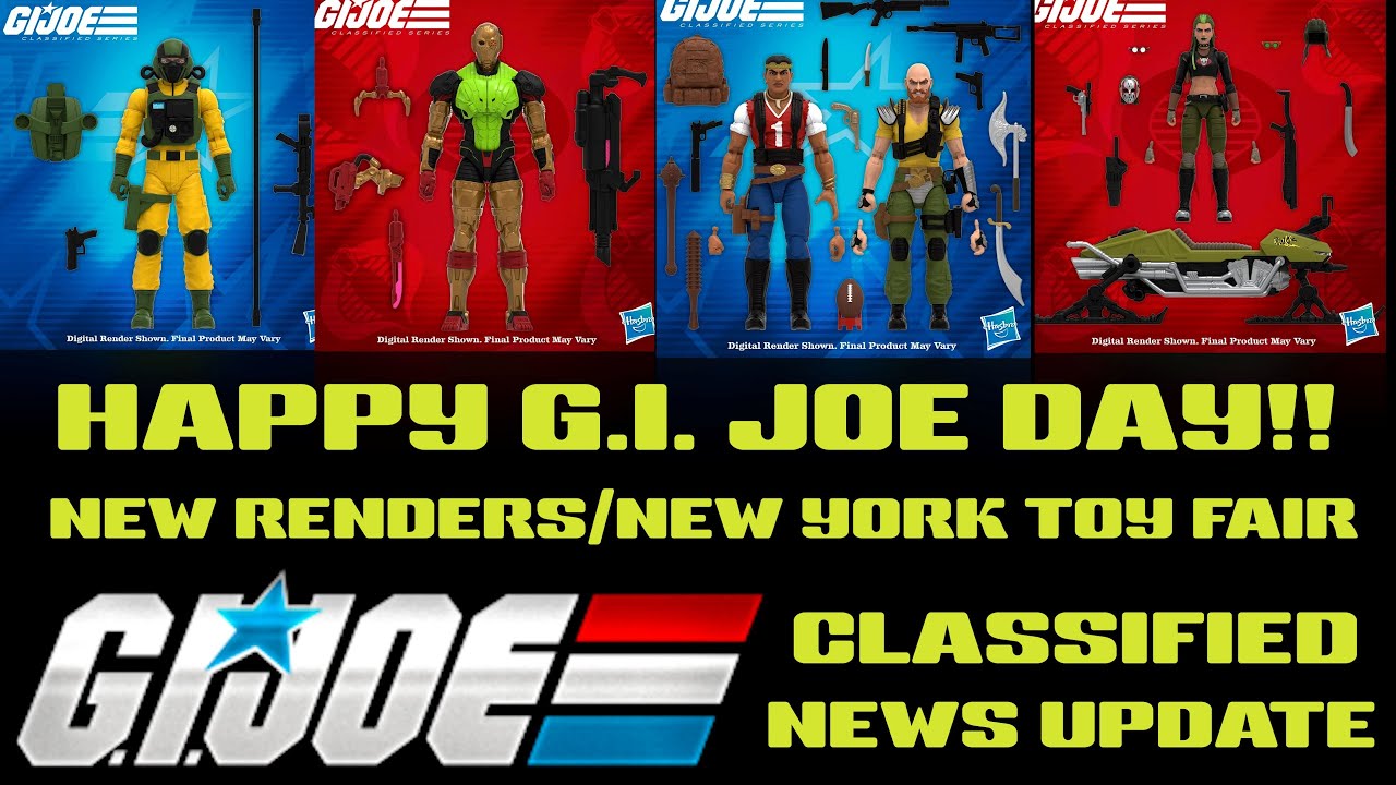 G.I. Joe Classified News Update :  G.I. Joe Day 2026 Render Reveals