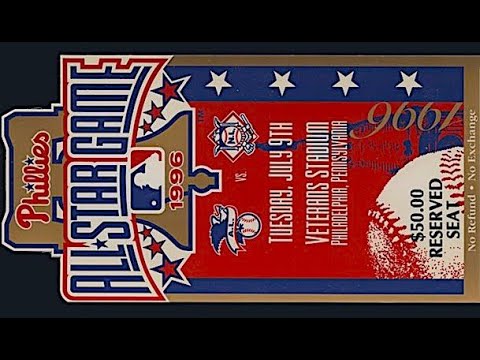 1996 MLB All Star Game PHILADELPHIA Original NBC Broadcast