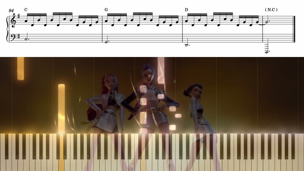 HUNTR/X – Golden | 피아노 커버 (K-Pop OST)