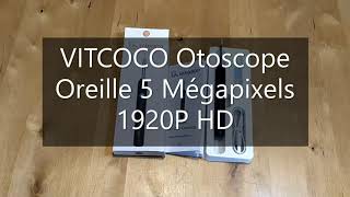 VITCOCO Otoscope Oreille 5 Mégapixels 1920P HD Camera, Bonne