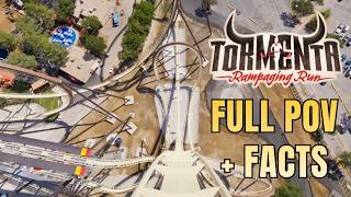 Tormenta Rampaging Run Full Front Row POV + Coaster Facts • Now Open at Six Flags Over Texas
Watch the official front row full POV ride of Tormenta Rampaging Run, the worlds tallest, fastest, longest, first (and only) giga dive coaster now open at Six Flags Over Texas.
You can also watch C101s Andrew ride this certifiably insane new coaster in reverse POV for the first time: https://youtu.be/3epwk_kU8Us
Read Andrews full review here: https://www.coaster101.com/2026/07/10/tormenta-review-grabbing-the-bull-by-the-horns-at-six-flags-over-texas/
Footage courtesy of Six Flags Over Texas.
#tormenta #sixflagsovertexas #divecoaster #gigacoaster
Want to connect with us? Hit us up on social media:
Instagram: http://instagram.com/coaster101
Facebook: https://www.facebook.com/Coaster101/
Twitter: https://x.com/Coaster101/
And check out our sweet merch: https://www.coaster101.com/merch
Want to work with us? https://www.coaster101.com/join/
Disclosure: Some of our videos contain affiliate links. This means we may receive a small commission if you click on a link and make a purchase, at NO extra cost to you. Tormenta Rampaging Run Full Front Row POV + Coaster Facts • Now Open at Six Flags Over Texas