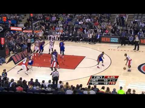 Detroit Pistons Vs Toronto Raptors 3 12 2013 