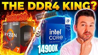 What’s The Best CPU for DDR4 Gaming? 🔥 5800X3D vs 14900K 🔥