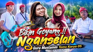 Bikin Ramai.!! Guru Mustamin Bawain Lagu Sasak Nganselan - Langsung Full Saweran | Temu Karya 05