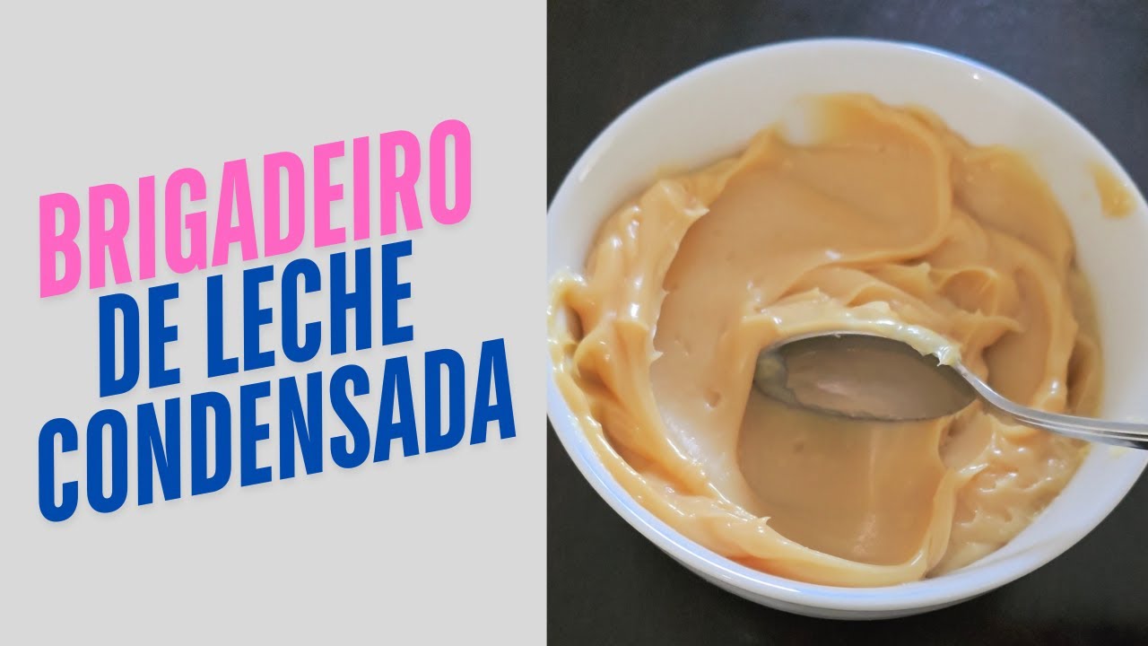 COMO HACER UN BRIGADEIRO DE LECHE CONDENSADA PARA RELLENO DE TORTA - RECETA FACIL Y DELICIOSA