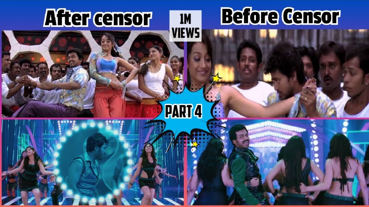 Tamil Songs With Censored Lyrics Part 4 Lyrical Changes Tamil Double Meaning Songs Muted Youtube