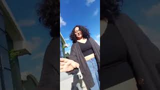 girl tramples fake airpod and phone pov