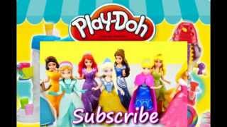 Disney Play Doh Disney Princess MagiClip Collection Frozen Movies Queen Elsa and Anna