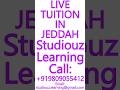 LIVE TUITION IN JEDDAH- CBSE, ICSE, ISC, NIOS, STATE BOARD- MATHS, SCIENCE, PHYSICS #Jeddah #Tuition