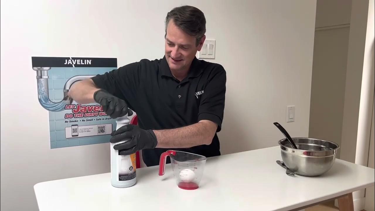 Javelin Urinal Treatment Demo YouTube