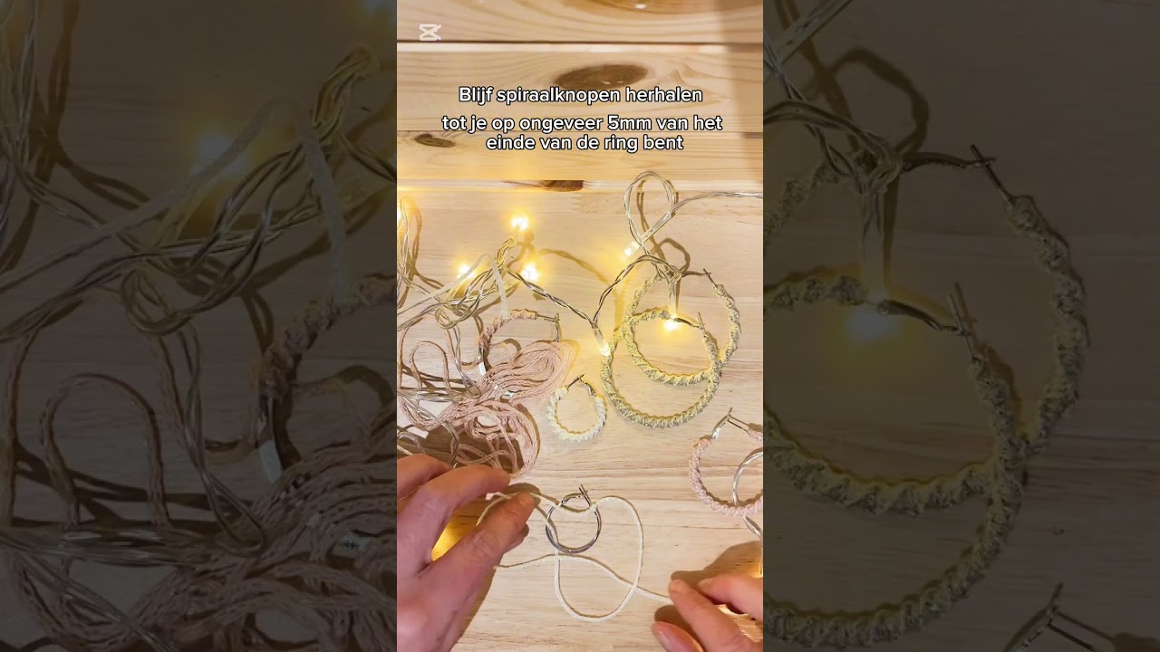 Doe het zelf macramé oorbellen - twistees 