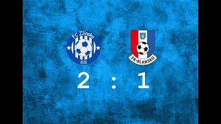 SESTŘIH | MSFL 23/24 | 24. kolo | FC Zlínsko - FK Blansko | 2:1