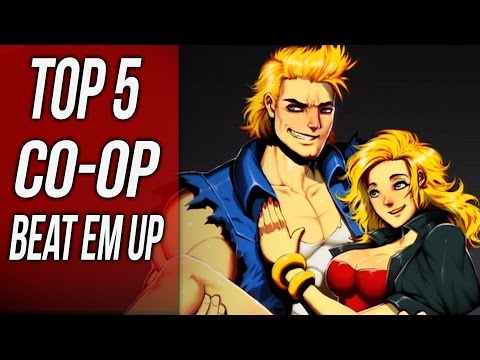 Co-Op Beat Em Up 게임 상위 5 개 (Broforce, Shank, Castle Crashers, Double Dragon Neon, D & D)