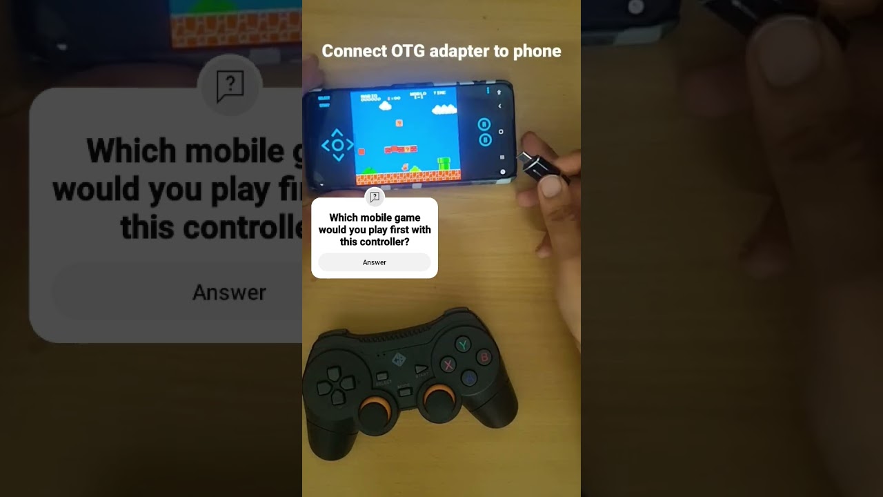 How to connect wireless cosmic byte nexus controller to mobile 