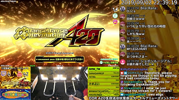 [DDR A20] エアタワ生放送 2019/09/02 (富士山後で太腿筋肉痛回)