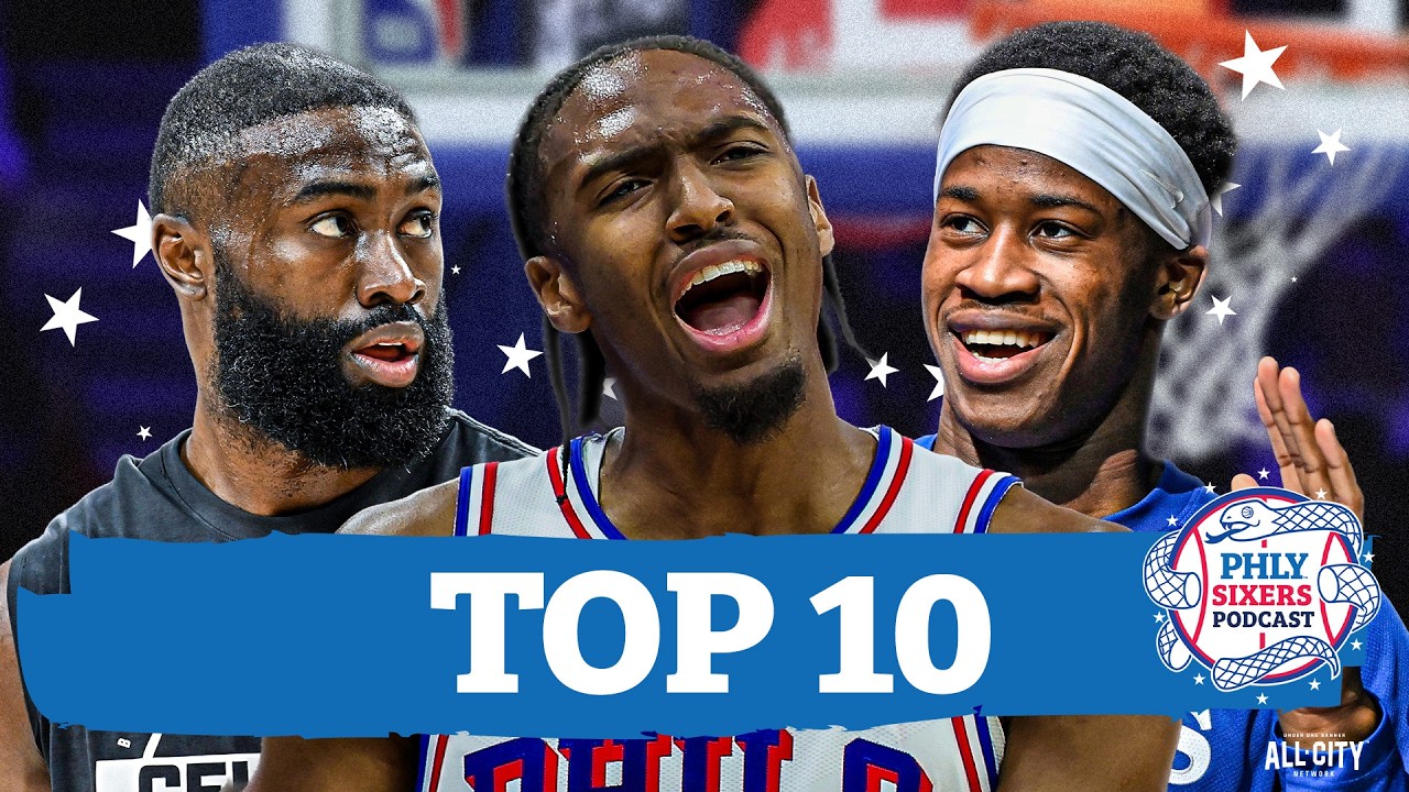 Jaylen Brown, Tyrese Maxey, VJ Edgecombe TOP 10 In Their Position Groups | PHLY Sixers Podcast