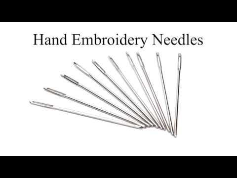 Flosstube Embroidery.com Hand Embroidery Needle Tips & Techniques Video 