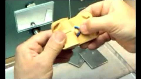 Making wax ring copies of a rubber mold