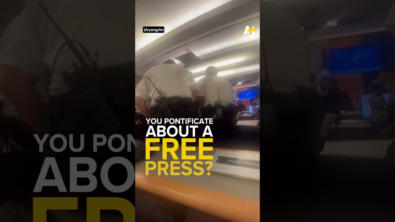 Journalist dragged from press briefing for asking questions about Israel