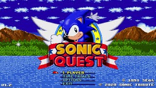 Sonic Quest (V1.2 Update Revival) ✪ Full Game Playthrough (1080P/60Fps)