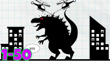 Draw 2 save Stickman Puzzle | Walkthrough level 1-50 gameplay