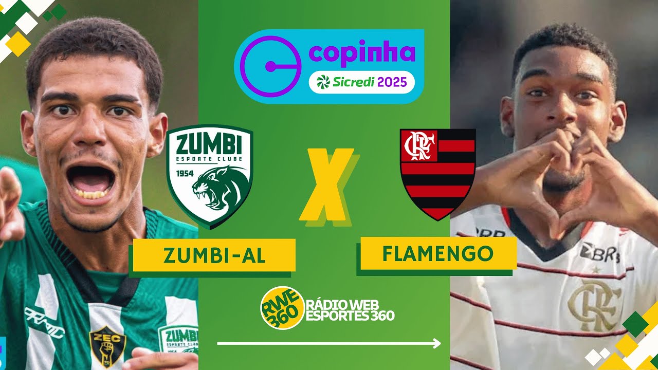 ZUMBI-AL X FLAMENGO | COPINHA - NARRAÇÃO AO VIVO - YouTube