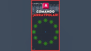 🔥 Cómo usar el comando ARRAYPOLAR en AutoCAD #arquitectura #autocad