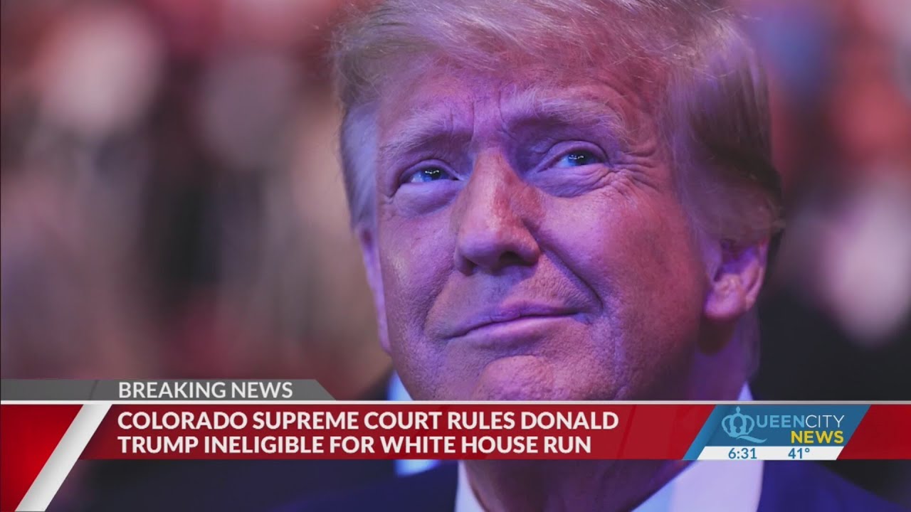 Colorado Supreme Court rules Trump ineligible for ballot - YouTube