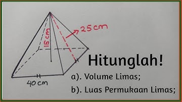 Cara Mudah Menghitung Volume dan Luas Permukaan Limas