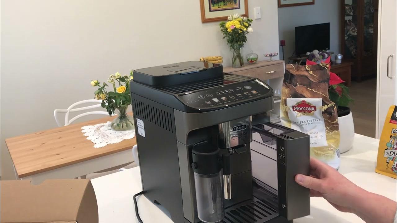 Magnifica Evo  How to set up the coffee machine for the first time 