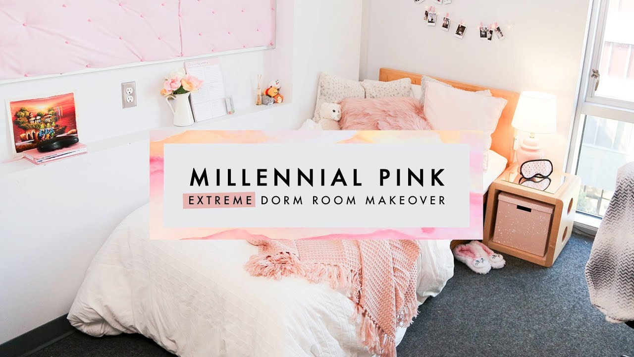 Dorm Room Ideas Most Amazing College, Hot Pink Dorm Headboard