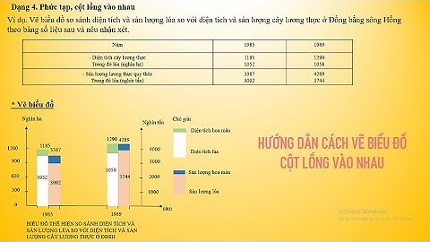 Hướng dẫn cách về biểu đồ cột