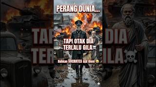 Perang Dunia 2… Tapi Musuhnya Takut Sama Otak Dia ☠️ #kontenviral #ceritaskeleton #animasi