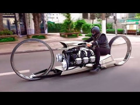 Video: TMC Dumont Je Motocikel Z Letalskim Motorjem (in Velikanskimi Kolesi)